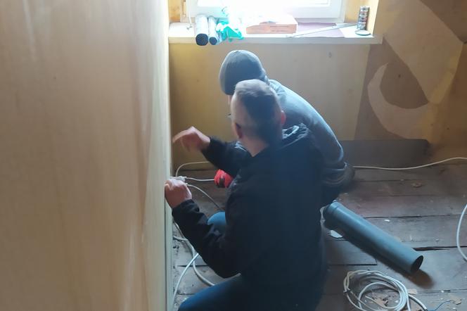 Ruszył remont mieszkania, w którym schronienie znajdą Ukraińcy