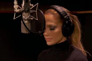 Jennifer Lopez podczas nagrywania piosenki do filmu Home