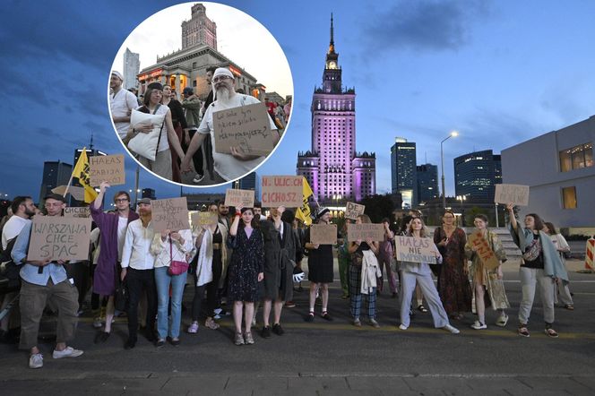 Przeszli przez Warszawę w piżamach i kapciach. Krzyczeli "Chcemy spać!"