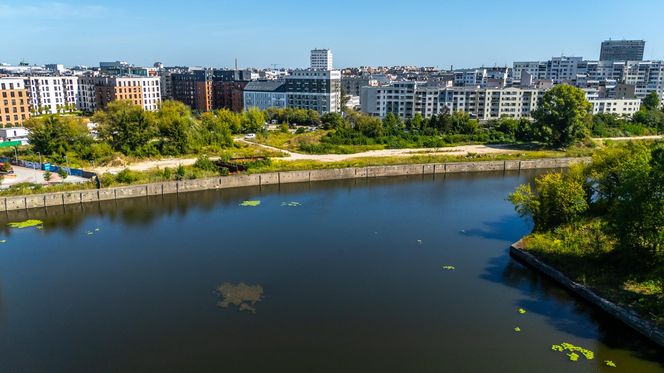 Port Praski w Warszawie z lotu ptaka