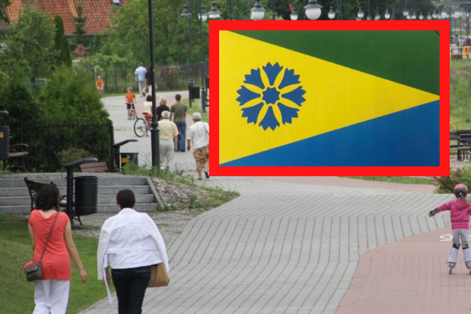 Przedstawiono zwycięski projekt flagi Kociewia. internauci oburzeni: Tu nie Ukraina