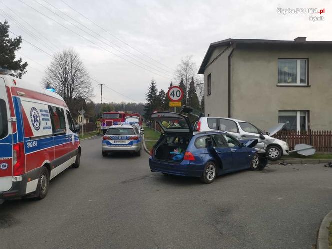 Nie zatrzymał się na „stopie” i wymusił pierwszeństwo