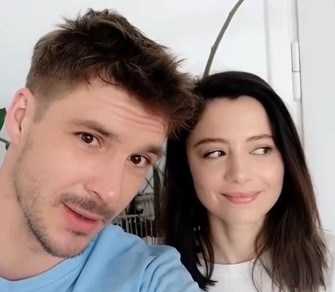 Mikołaj Roznerski i Adriana Kalska na Instagramie