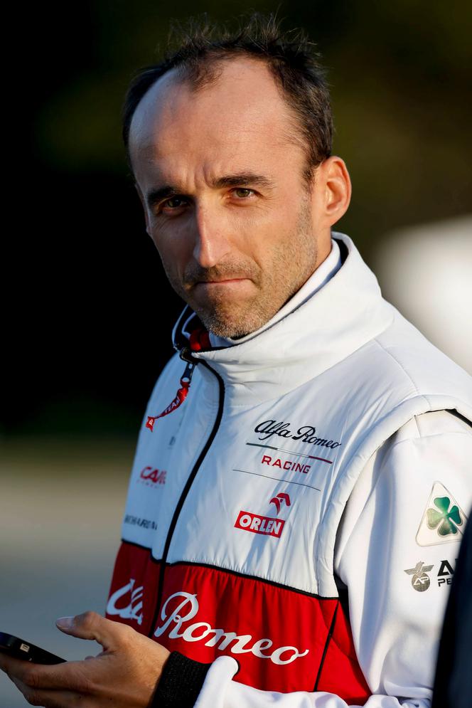 Kubica w końcu wyjechał na tor