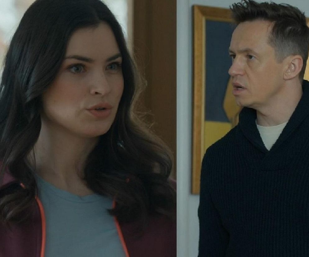 Barwy szczęścia, odcinek 3202. Weronika (Maria Świłpa), Błażej (Piotr Ligienza)