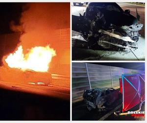 Wypadek na A1. Kierowca BMW usłyszy zarzuty