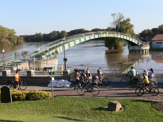 Sytuacja powodziowa w Nowej Soli - stan na 21 września