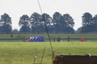 Ten dron wleciał najdalej w głąb Polski. Znaleziono go kilkaset metrów od zabudowań