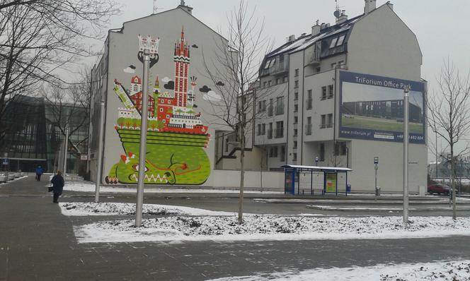 Nowy mural w Krakowie