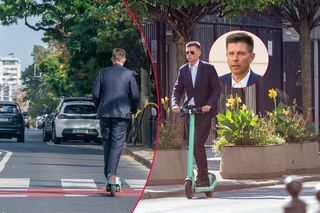 Petru beztrosko mknął na hulajnodze. Zapomniał o jednym 