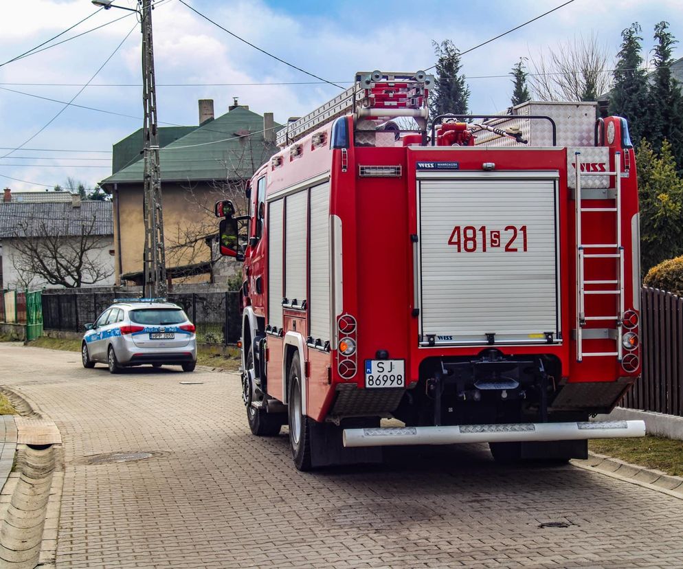 Jaworzno. Spłonął żywcem przed własnym domem