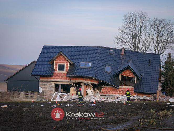 WYBUCH GAZU w Żydowie. RUNĄŁ strop domu 