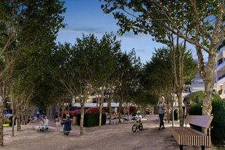 Plac centralny na Osiedlu Idea w Radomiu