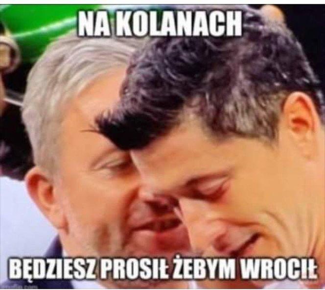 Konflikt Lewandowski - Probierz najlepsze MEMY