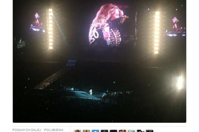 Beyonce kichnęła na koncercie
