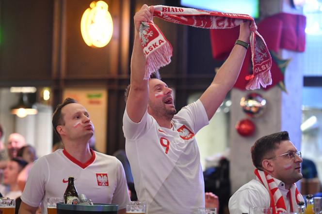Strefa kibica w Warszawie podczas meczu Polska - Meksyk