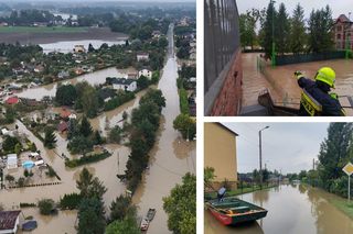 Zalane miasta w województwie śląskim. Tak było jeszcze kilka dni temu. Dramatyczne ZDJĘCIA