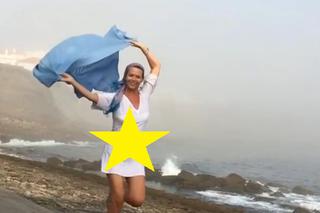 Tamara Arciuch pokazała ciążowy brzuszek na plaży
