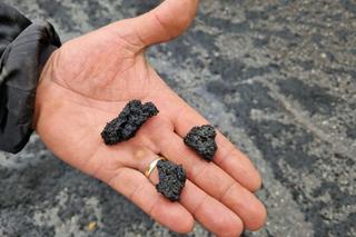 Warstwa pyłu z wulkanu Etna - 21.05.2023