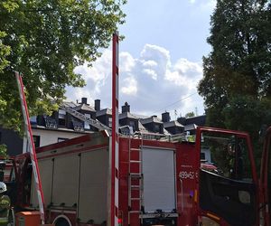 Pożar hotelu Seanator w Starachowicach