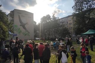 Odsłonięcie murala z Jerzykiem