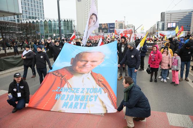 Narodowy Marsz Papieski w Warszawie