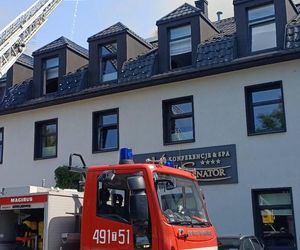 Pożar hotelu Senator w Starachowicach