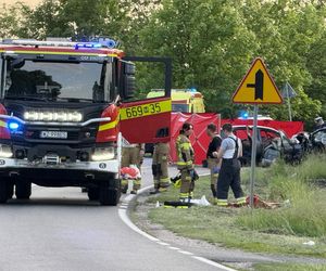 Wypadek na łuku drogi pod Warszawą. Zginął obywatel Ukrainy