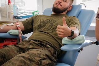 Terytorialsi z Przemyśla zebrali w lipcu 35 litrów krwi dla mieszkańców! 
