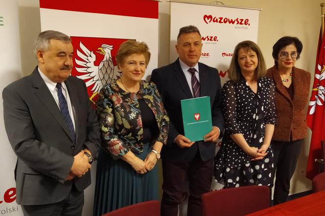 Prezydent Andrzej Sitnik z członkami województwa mazowieckiego