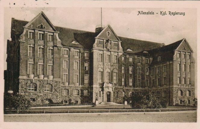 To jeden z najpiękniejszych budynków w Olsztynie. Dawniej pomieszczenia zajmowało m.in. Gestapo