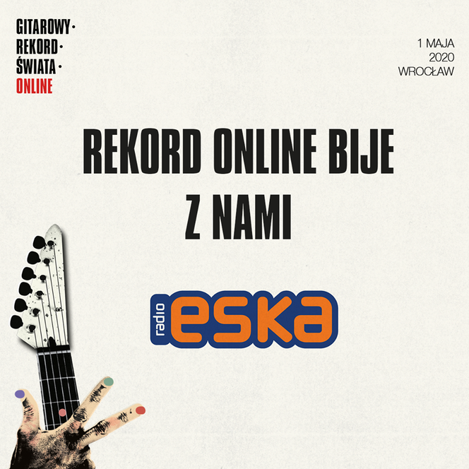 Gitarowy Rekord Guinnessa Online. Transmisja na żywo, relacja live, transmisja online, liczba gitarzystów. Czy padł rekord online?