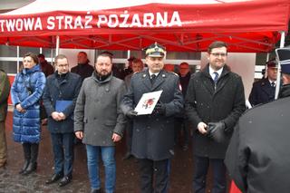 Przekazanie samochodów pożarniczych dla PSP w Iławie oraz OSP Iława, OSP Gromoty