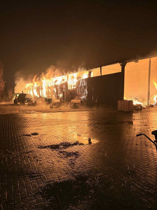 Pożar w Klubie Jeździeckim Facimiech