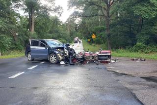 Tragiczny finał wypadku motocyklisty. Nie żyje 52-latek