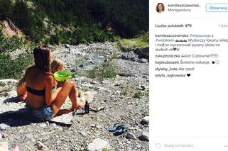 Kamila Szczawińska topless na francuskiej plaży