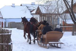 Tak prezentuje się skansen w Lublinie w zimowej odsłonie!