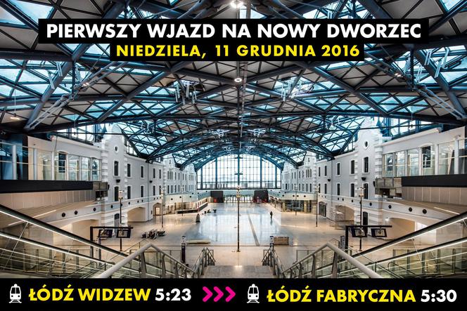 Otwarcie dworca Łódź Fabryczna