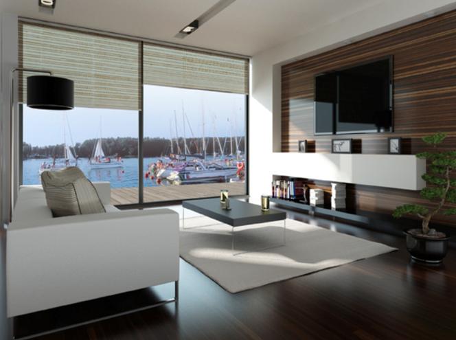 Wnętrza apartamentów zostały zaprojektowane w stylu nowoczesnym, uwzględniając najnowsze trendy światowe