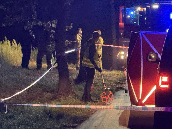  Brutalne zabójstwo na środku drogi pod Grójcem. Podpalili ciało i uciekli