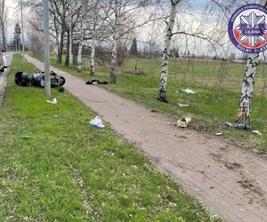 36-latek zginął na miejscu, 15-latek został ranny. Tragiczny wypadek motocyklisty