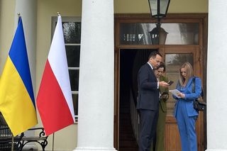 Radosław Sikorski przyjął delegację z Ukrainy w Chobielinie