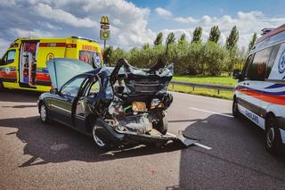 Lubelskie: Dwa zderzenia samochodów w tym samym miejscu. Kilka osób zostało rannych [GALERIA]