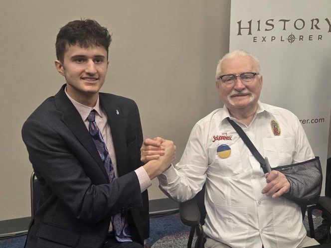 Lech Wałęsa w USA