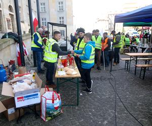 Strajk rolników w centrum Katowic ZDJĘCIA