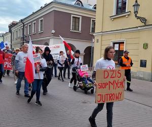 Protest przeciw CPK w Zamościu