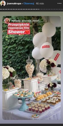 Joanna Krupa - baby shower