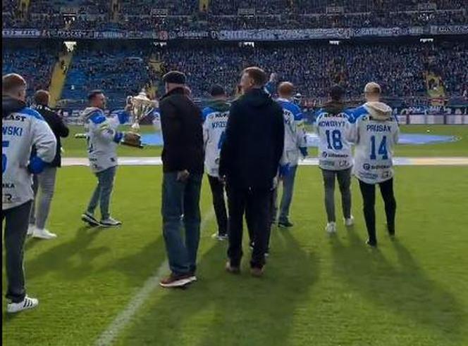 Mecz Ruchu Chorzów z Widzewem Łódź na Stadionie Śląskim ZDJĘCIA