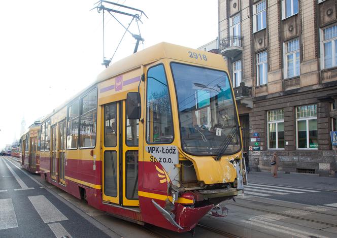 Wypadek tramwaju w Łodzi