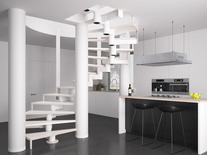 Schody kręcone czy spiralne? Galeria inspiracji